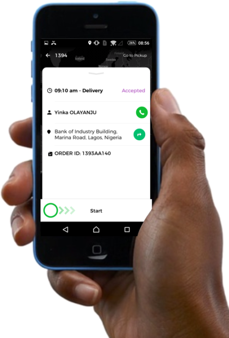 messenger app kwikster delivery service lagos nigeria