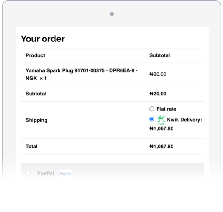 Integrate your online store with our Kwik Delivery e commerce plugins   Kwik