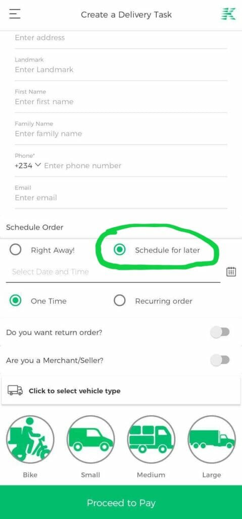 How to Schedule a Delivery on the Kwik App   Kwik